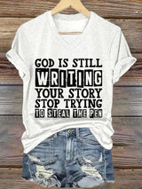 Women'S Casual Faith Short Sleeve T-Shirt