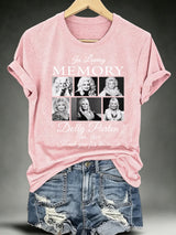 Women's Vintage Country Music Tribute Parton Tour T-Shirt