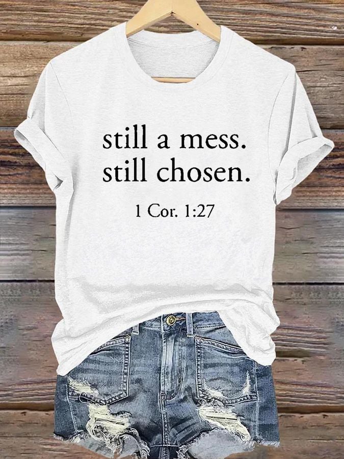Women's casual faith is still in chaos, and printed T-shirts are still chosen