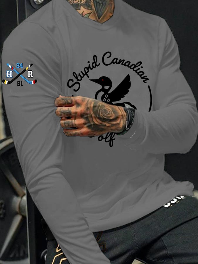 Men's Hockey Romance Print T-Shirt