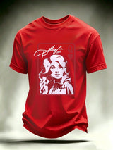 Men's Queen of Hearts Shirt Country Music Graphic Print T-Shirt