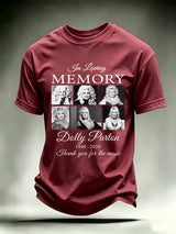 Men's Vintage Country Music Tribute Parton Tour T-Shirt