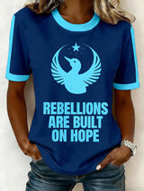 Women'S Resistance Is Based On Hope - Printed T-Shirt