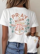 🔥Hot Sale Picks 🔥Women's Faith Print T-shirt