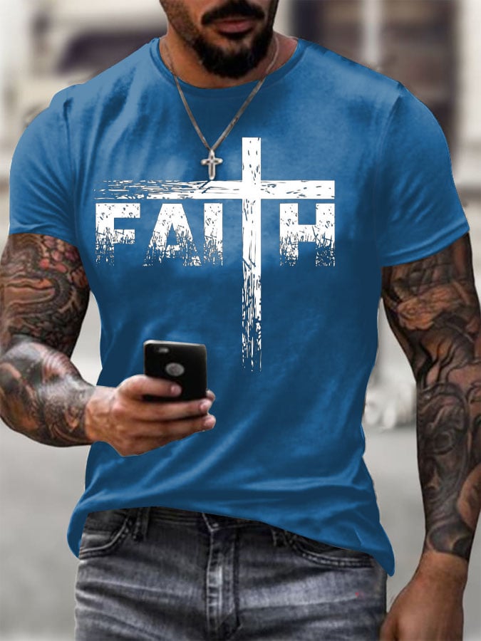 Men's Faith Print T-Shirt