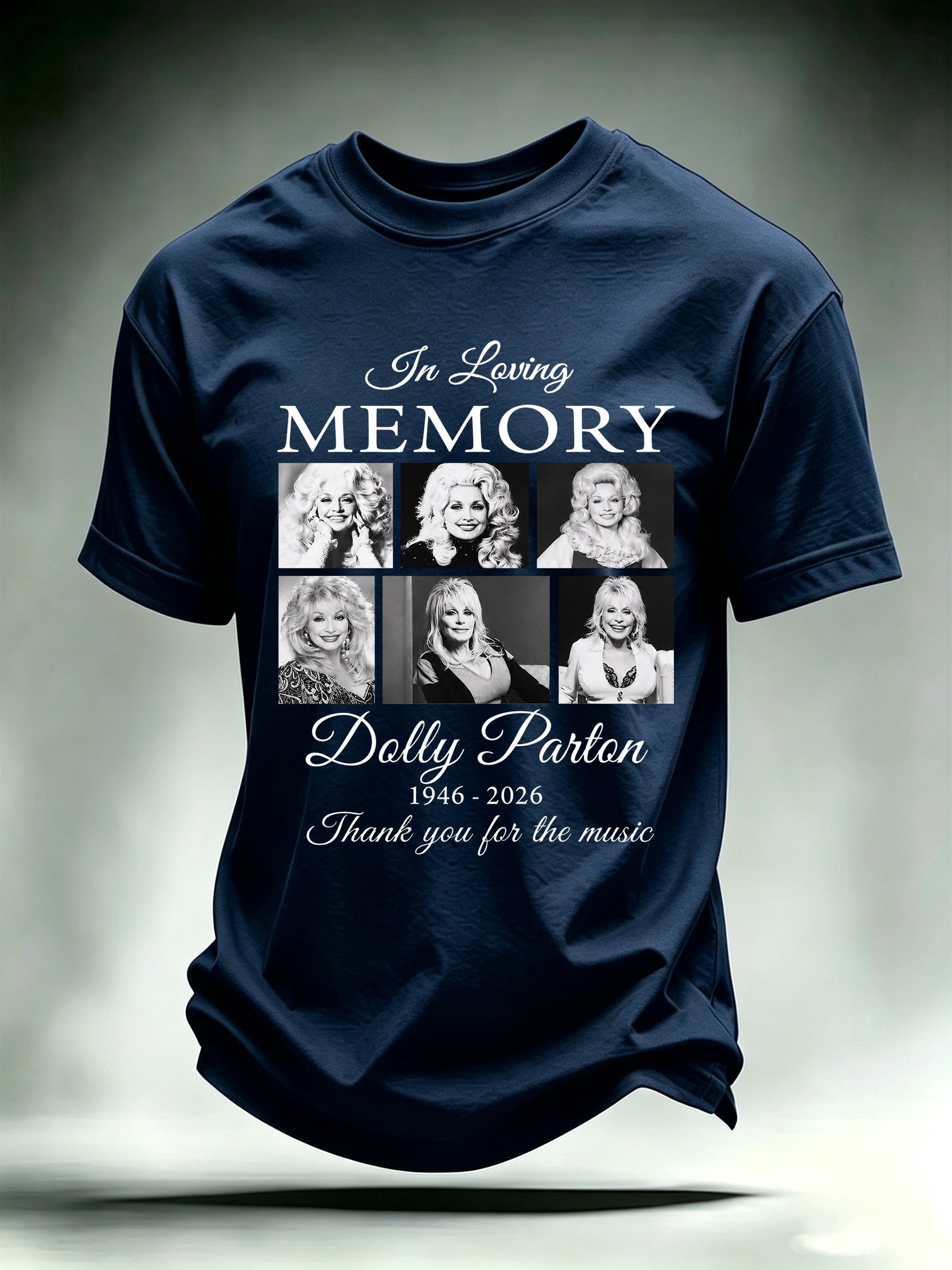 Men's Vintage Country Music Tribute Parton Tour T-Shirt