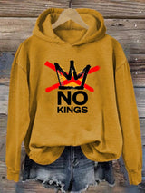 🔥Buy 3 Get 15% Off🔥Women's  America has No Kings Printed Casual Hoodies