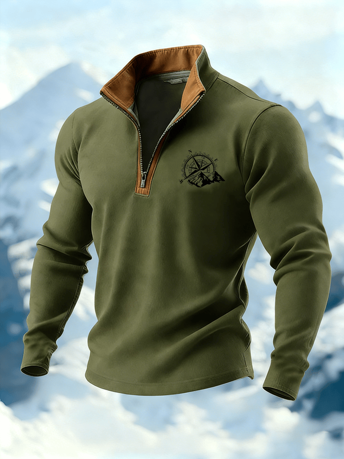 Men's Hiking Print Hoodie