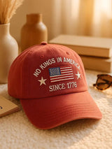 🔥Buy 3 Get 15% Off🔥Retro No Kings Since 1776 in America Baseball Cap