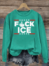 Women's  ICE  Print  Sweater