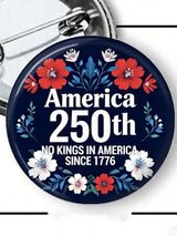 🔥Buy 3 Get 15% Off🔥Unisex No Kings Printed Brooch