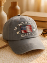 🔥Buy 3 Get 15% Off🔥Retro No Kings Print Baseball Cap