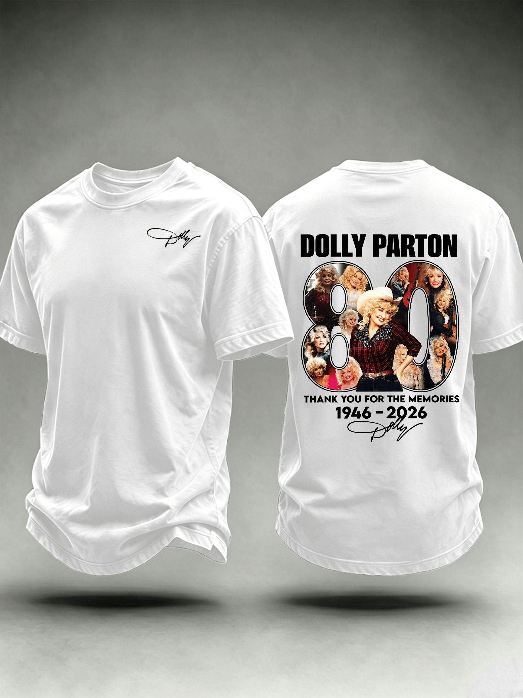 Men's Vintage Signature Graphic Memorial Print T-Shirt