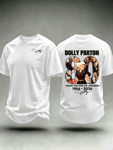 Men's Vintage Signature Graphic Memorial Print T-Shirt