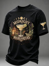 Men's Midnight Margaritas Print Casual T-shirt