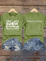 🔥Buy 3 Get 15% Off🔥Women's Retro Last Show Tree Print T-Shirt