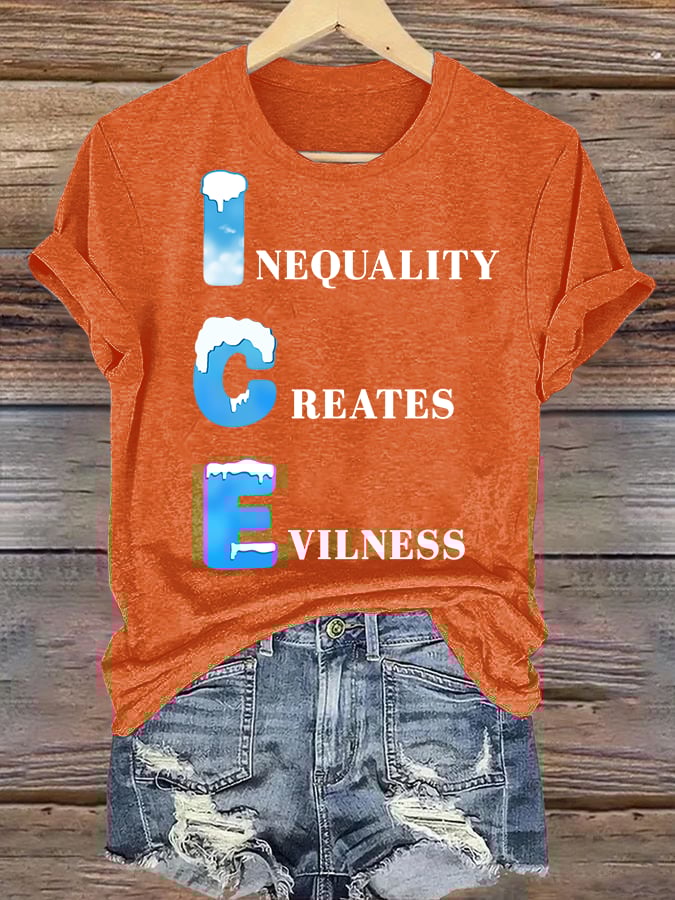 Women's  ICE Print T-Shirt