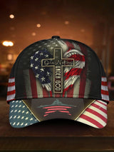 Retro Faith Printed Casual Baseball Cap (Unisex)