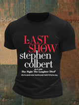 🔥Buy 3 Get 15% Off🔥Men's Retro Last Show Print T-Shirt