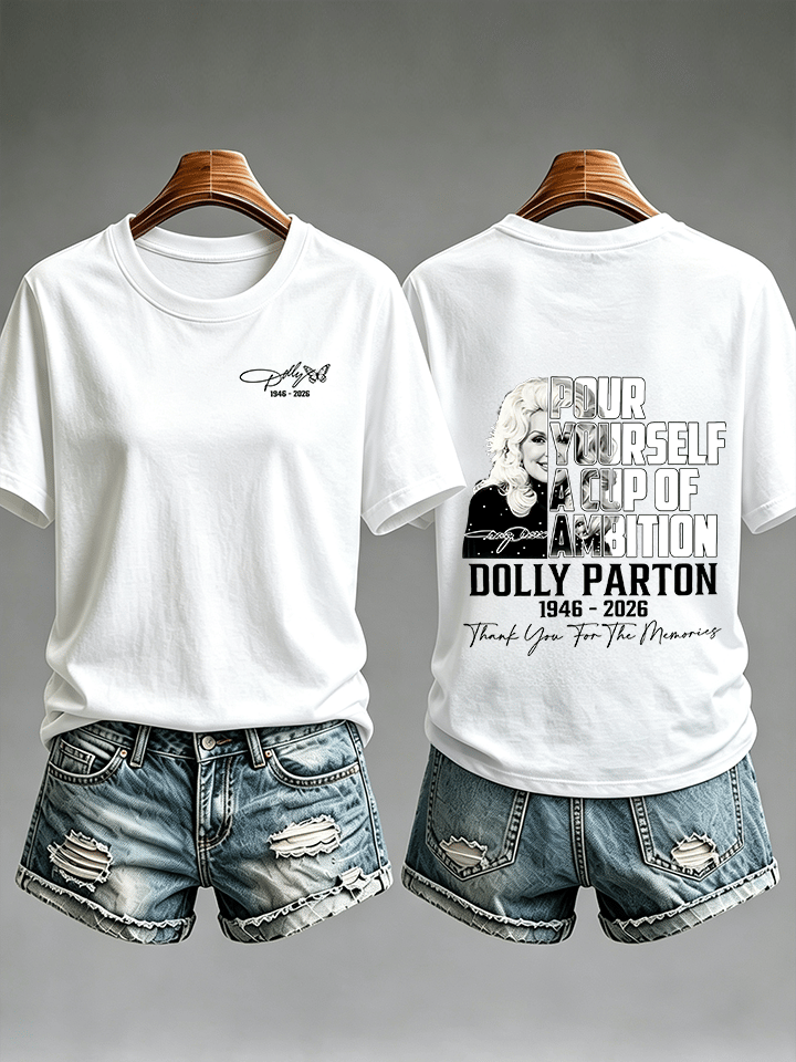 Women's  Vintage Signature Graphic Memorial Print T-Shirt