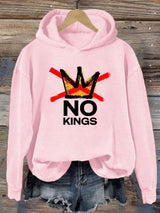 🔥Buy 3 Get 15% Off🔥Women's  America has No Kings Printed Casual Hoodies