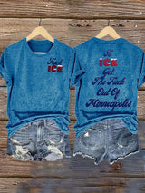 Women's  To ICE get the fuck out of Minnesota T-Shirt