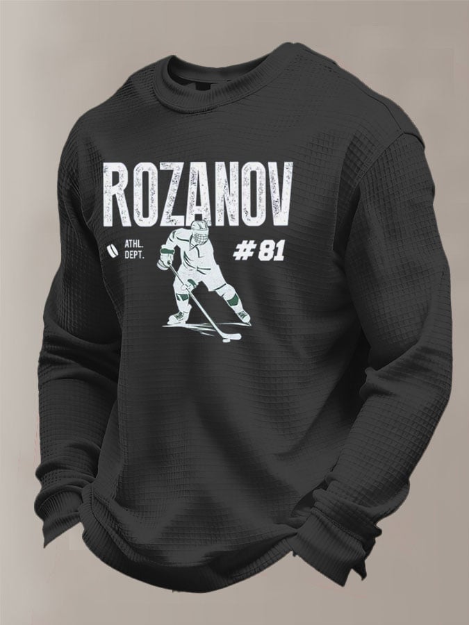 Men's Hockey Romance Waffle T-Shirt