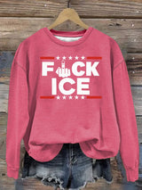 Women's  ICE  Print  Sweater