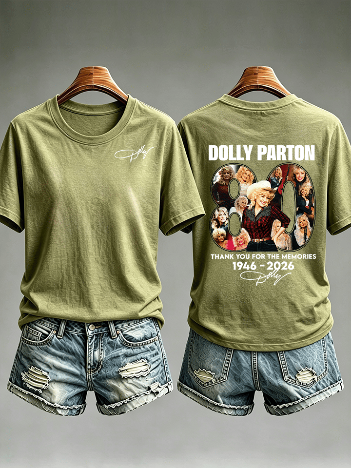 Women's  Vintage Signature Graphic Memorial Print T-Shirt