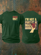 Men's  american idiot Print T-Shirt