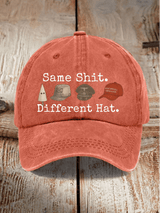 Unisex  Same shit Different costume Print  Hat
