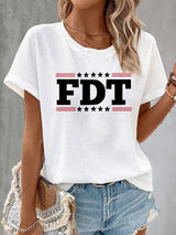 Women's Waffle FDT Print T-Shirt