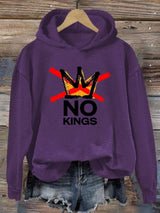 🔥Buy 3 Get 15% Off🔥Women's  America has No Kings Printed Casual Hoodies