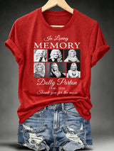 Women's Vintage Country Music Tribute Parton Tour T-Shirt