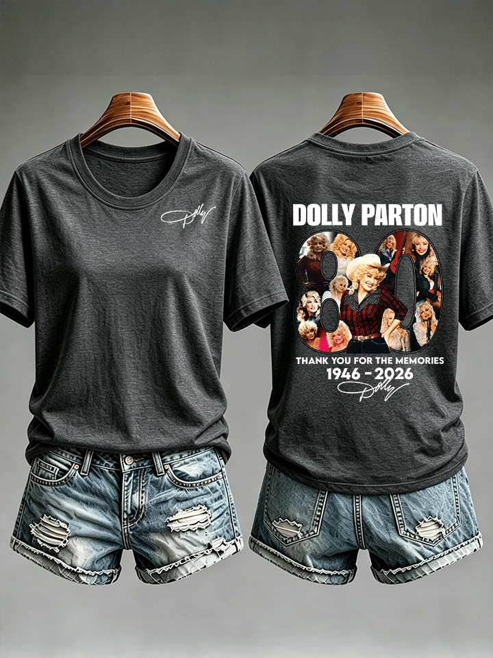 Women's  Vintage Signature Graphic Memorial Print T-Shirt