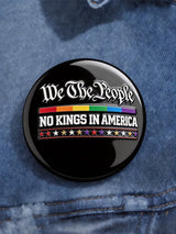🔥Buy 3 Get 15% Off🔥Unisex Retro No Kings Day March 28 2026 Print Pin-Back Button