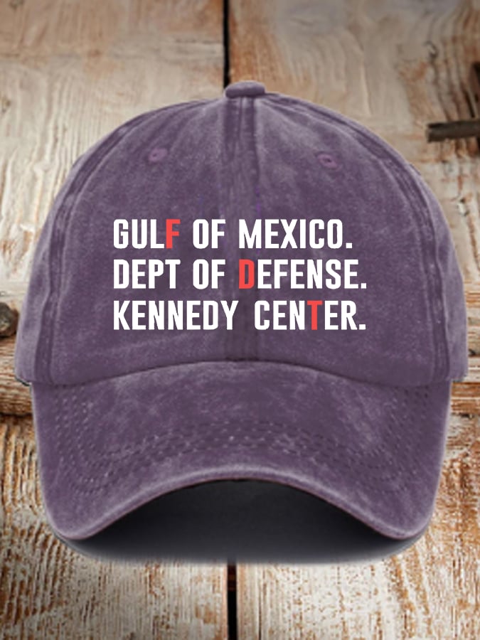 Unisex FDT  Printed Washed Cotton Hat