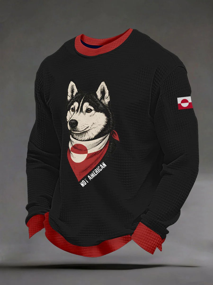 Men's Not American Printed Casual Top