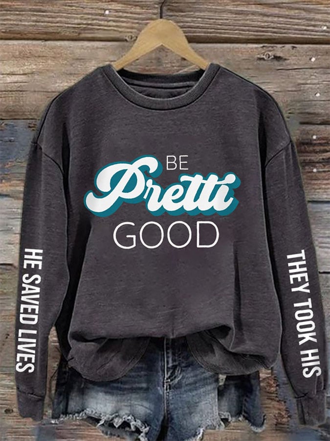 Women's Casual Printed Long-Sleeve Sweatshirt