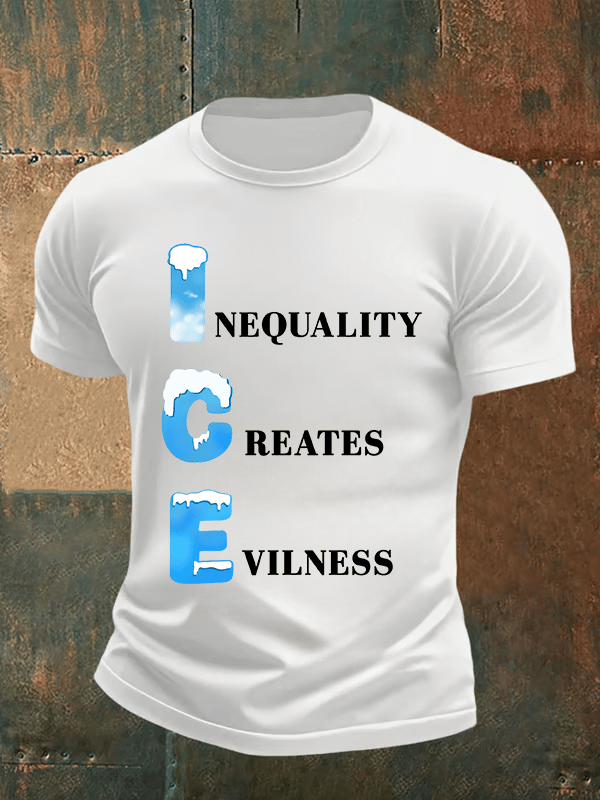 Men's  ICE   Print  T-Shirt