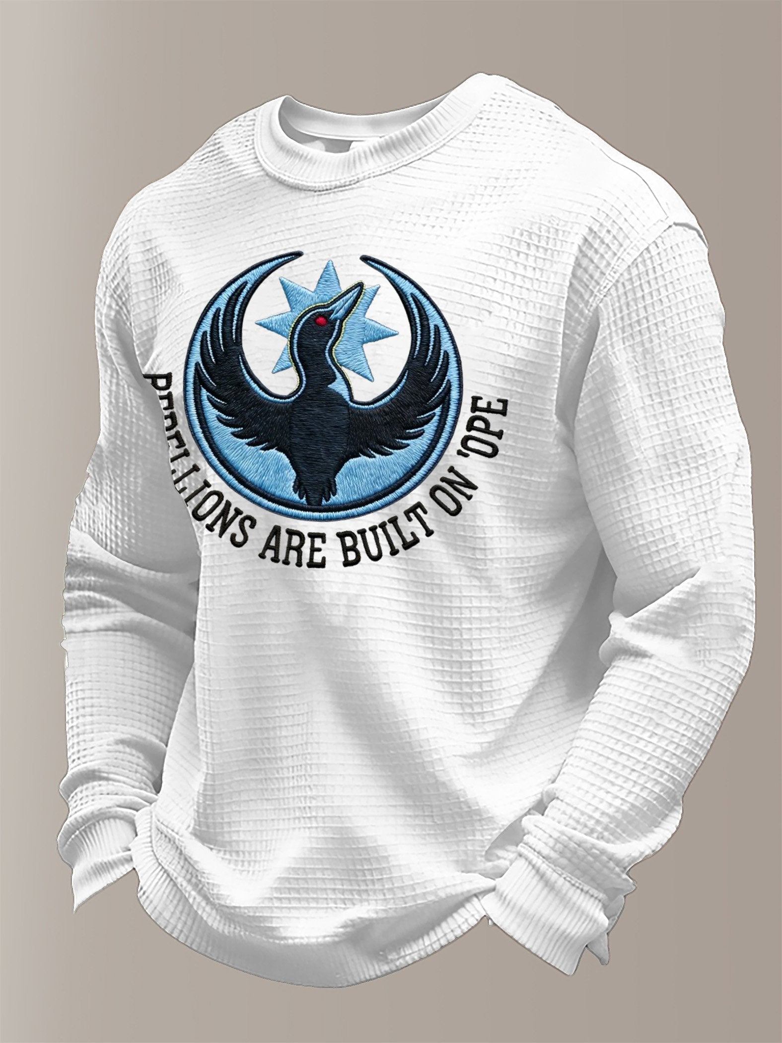 Men's FDT Printed Long-Sleeved T-shirt