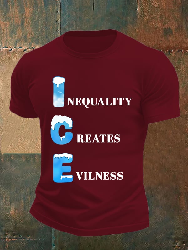Men's  ICE   Print  T-Shirt
