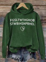 Women's  FGSLTWTHGHOB STWBIHSNPBHEL Printed Hoodie