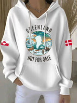Women's Greenland Print Casual Sweatshirt