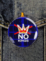 🔥Buy 3 Get 15% Off🔥Unisex Retro No Kings Day Print Pin-Back Button