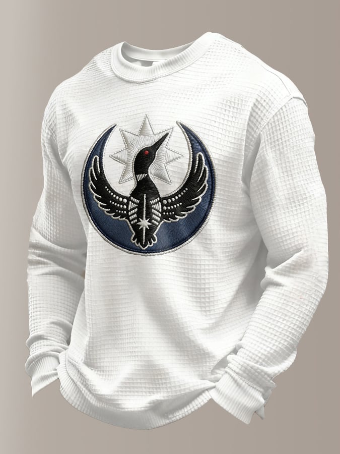 Men's FDT Printed Long-Sleeved T-shirt