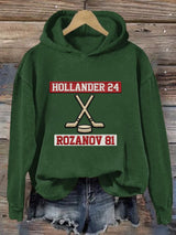 Women's Hockey Romance Print Casual Sweatshirt