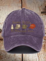 Unisex  Same shit Different costume Print  Hat