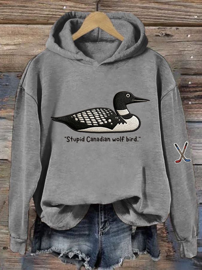 Women's Hockey Romance Print Casual Sweatshirt