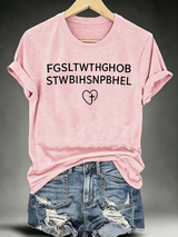 Women's FGSLTWTHGHOB STWBIHSNPBHEL Faith Print Top